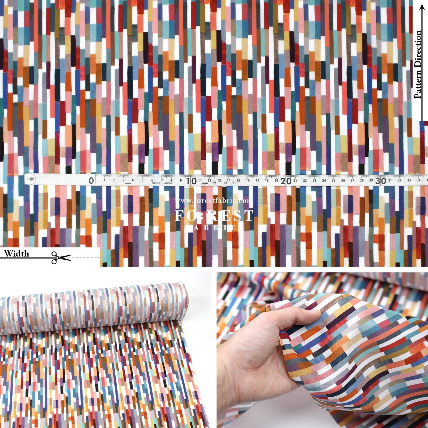 Liberty of London (Tana Lawn™ Cotton Fabric) - Maksimus - FO:REST Fabric 布恩堂Liberty fabrictana lawnjapanese fabricykk zipper