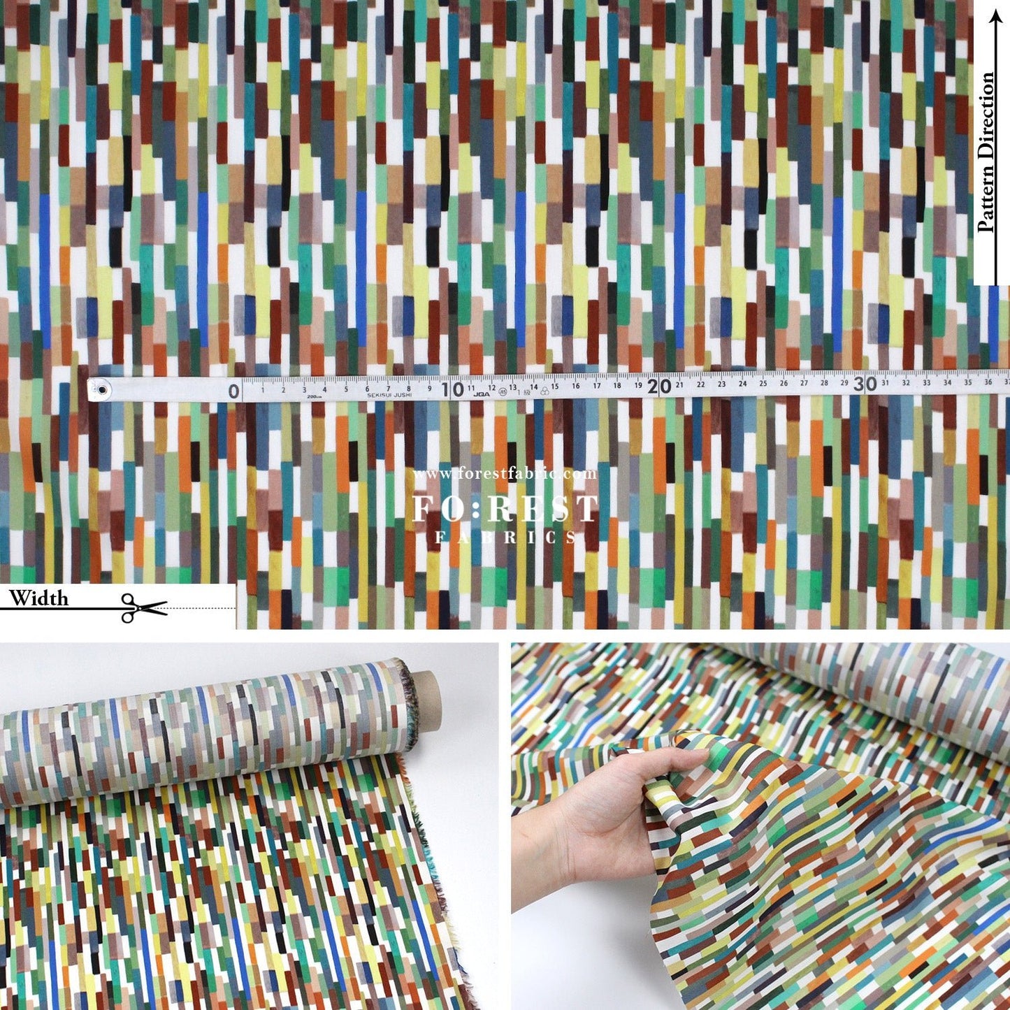 Liberty of London (Tana Lawn™ Cotton Fabric) - Maksimus - FO:REST Fabric 布恩堂Liberty fabrictana lawnjapanese fabricykk zipper