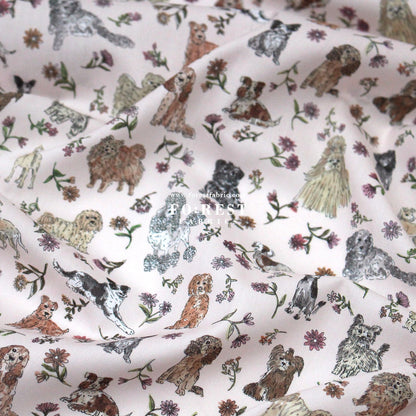 Liberty of London (Tana Lawn™ Cotton Fabric) - Mal's Pals Dogs - FO:REST Fabric 布恩堂Liberty fabrictana lawnjapanese fabricykk zipper