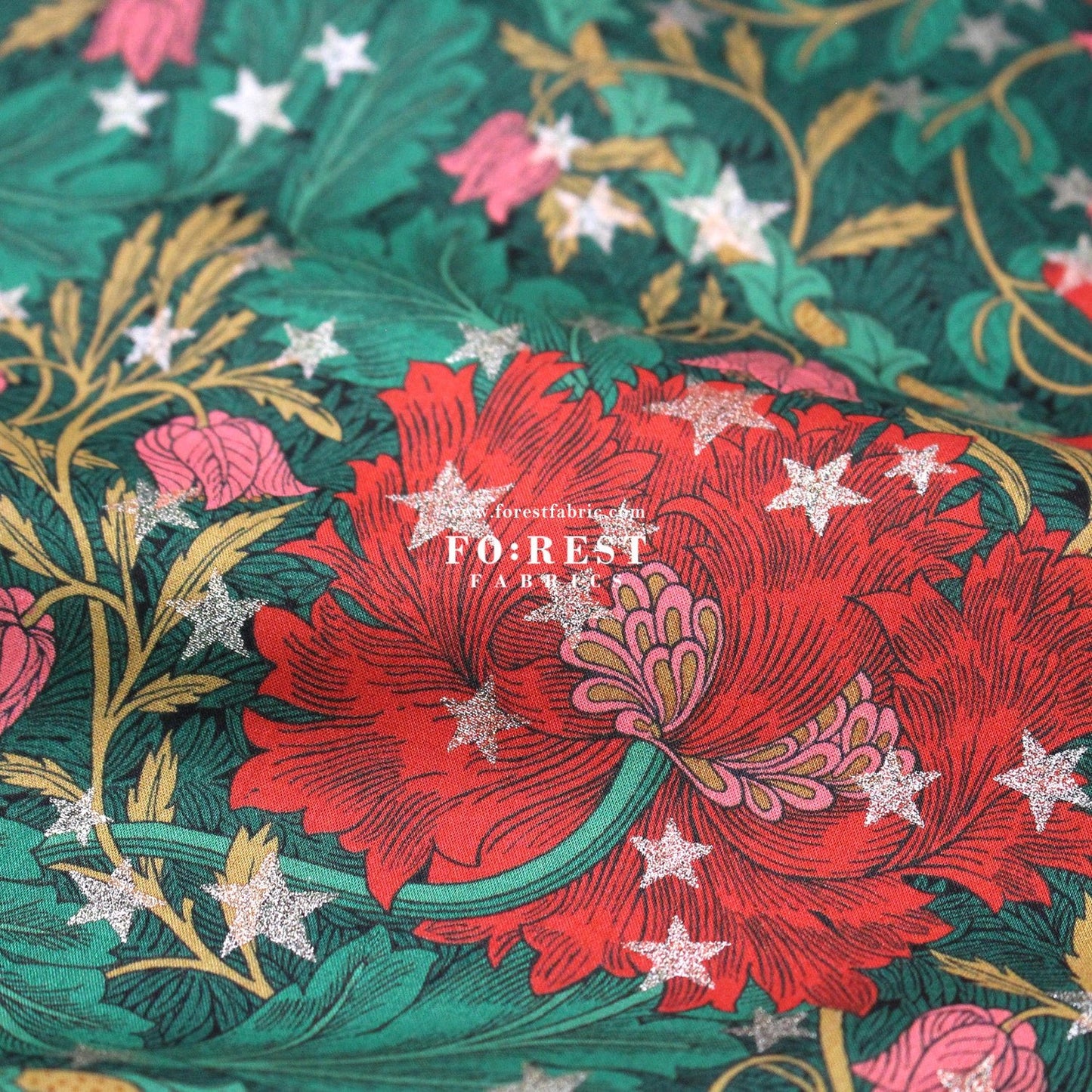Liberty of London (Tana Lawn™ Cotton Fabric) - March Sparkle - FO:REST Fabric 布恩堂Liberty fabrictana lawnjapanese fabricykk zipper