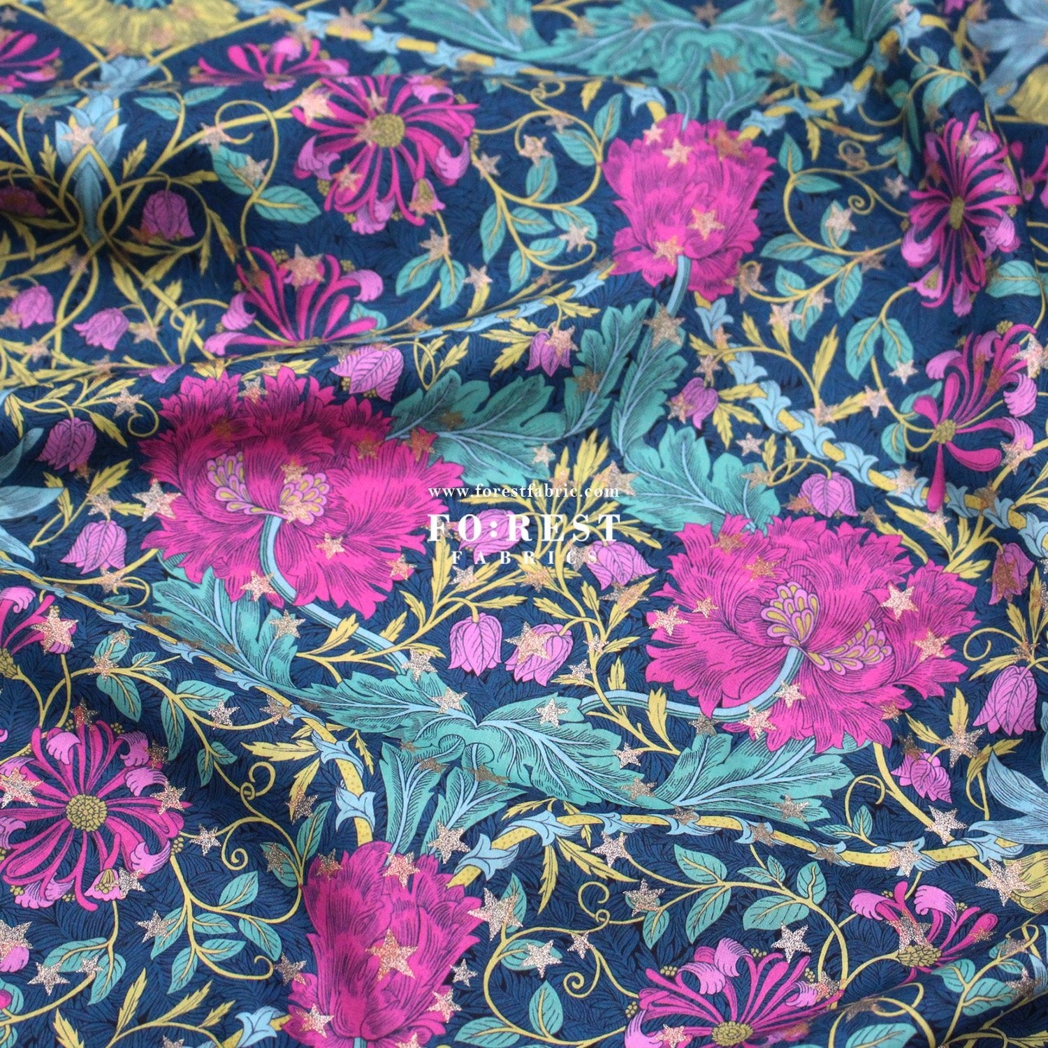 Liberty of London (Tana Lawn™ Cotton Fabric) - March Sparkle - FO:REST Fabric 布恩堂Liberty fabrictana lawnjapanese fabricykk zipper