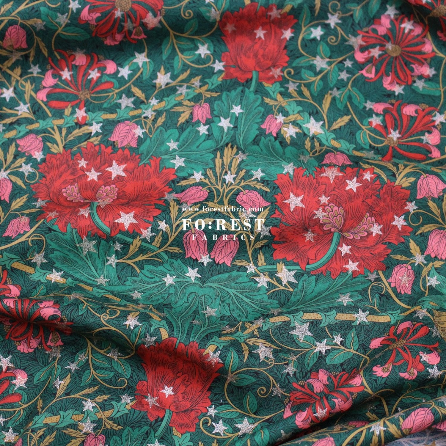 Liberty of London (Tana Lawn™ Cotton Fabric) - March Sparkle - FO:REST Fabric 布恩堂Liberty fabrictana lawnjapanese fabricykk zipper