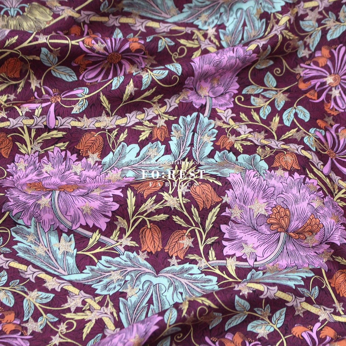 Liberty of London (Tana Lawn™ Cotton Fabric) - March Sparkle - FO:REST Fabric 布恩堂Liberty fabrictana lawnjapanese fabricykk zipper