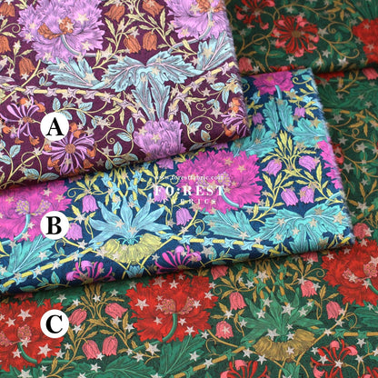 Liberty of London (Tana Lawn™ Cotton Fabric) - March Sparkle - FO:REST Fabric 布恩堂Liberty fabrictana lawnjapanese fabricykk zipper