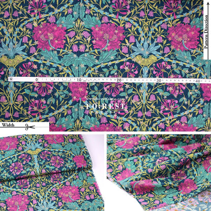 Liberty of London (Tana Lawn™ Cotton Fabric) - March Sparkle - FO:REST Fabric 布恩堂Liberty fabrictana lawnjapanese fabricykk zipper