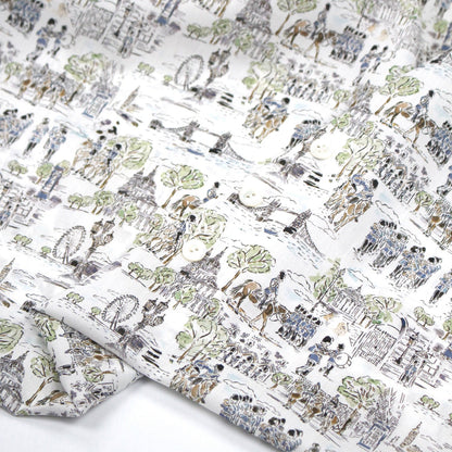 Liberty of London (Tana Lawn™ Cotton Fabric) - Marv's March - FO:REST Fabric 布恩堂Liberty fabrictana lawnjapanese fabricykk zipper