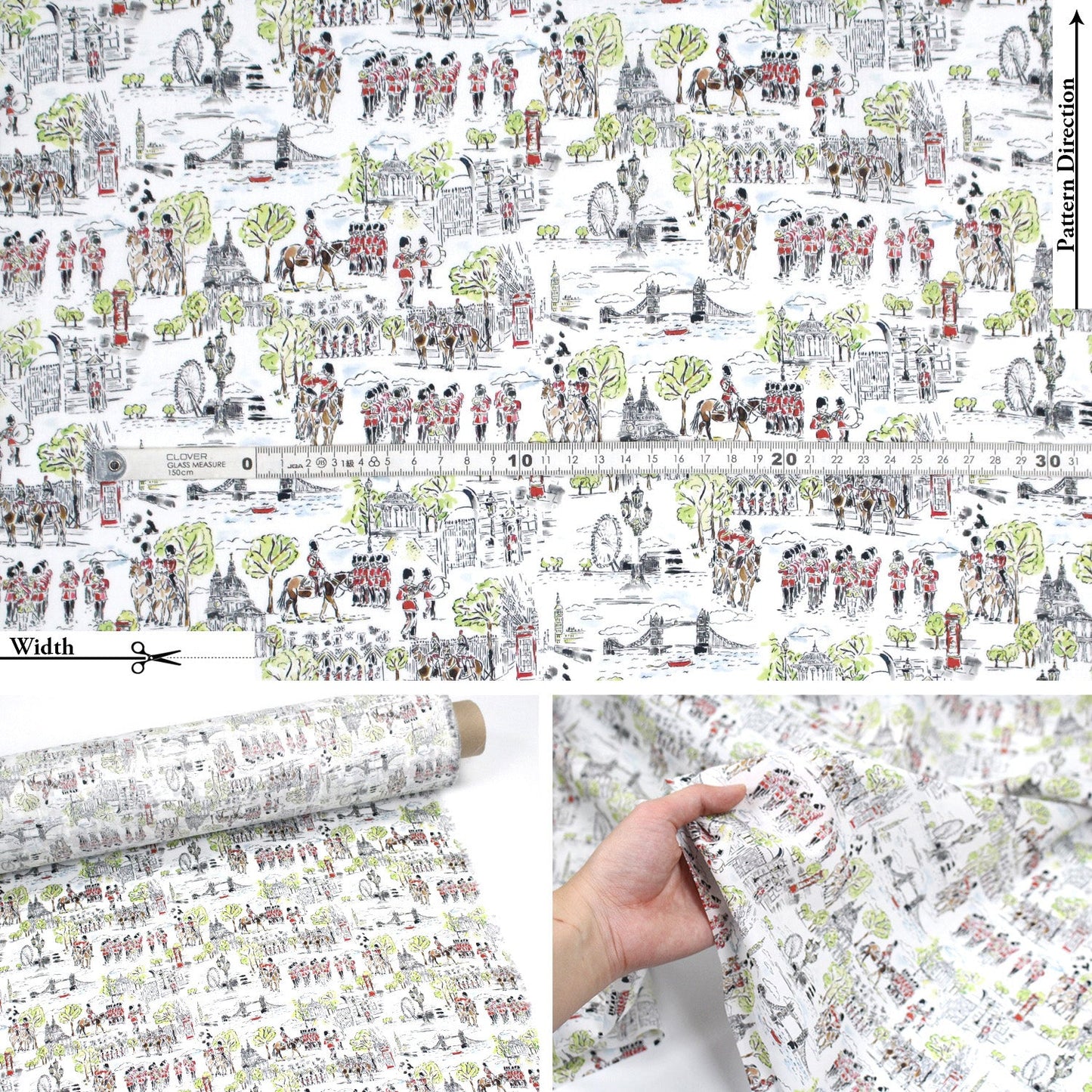 Liberty of London (Tana Lawn™ Cotton Fabric) - Marv's March - FO:REST Fabric 布恩堂Liberty fabrictana lawnjapanese fabricykk zipper