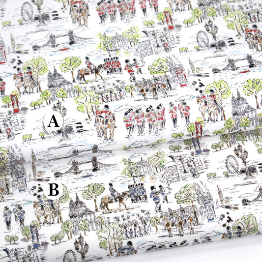Liberty of London (Tana Lawn™ Cotton Fabric) - Marv's March - FO:REST Fabric 布恩堂Liberty fabrictana lawnjapanese fabricykk zipper