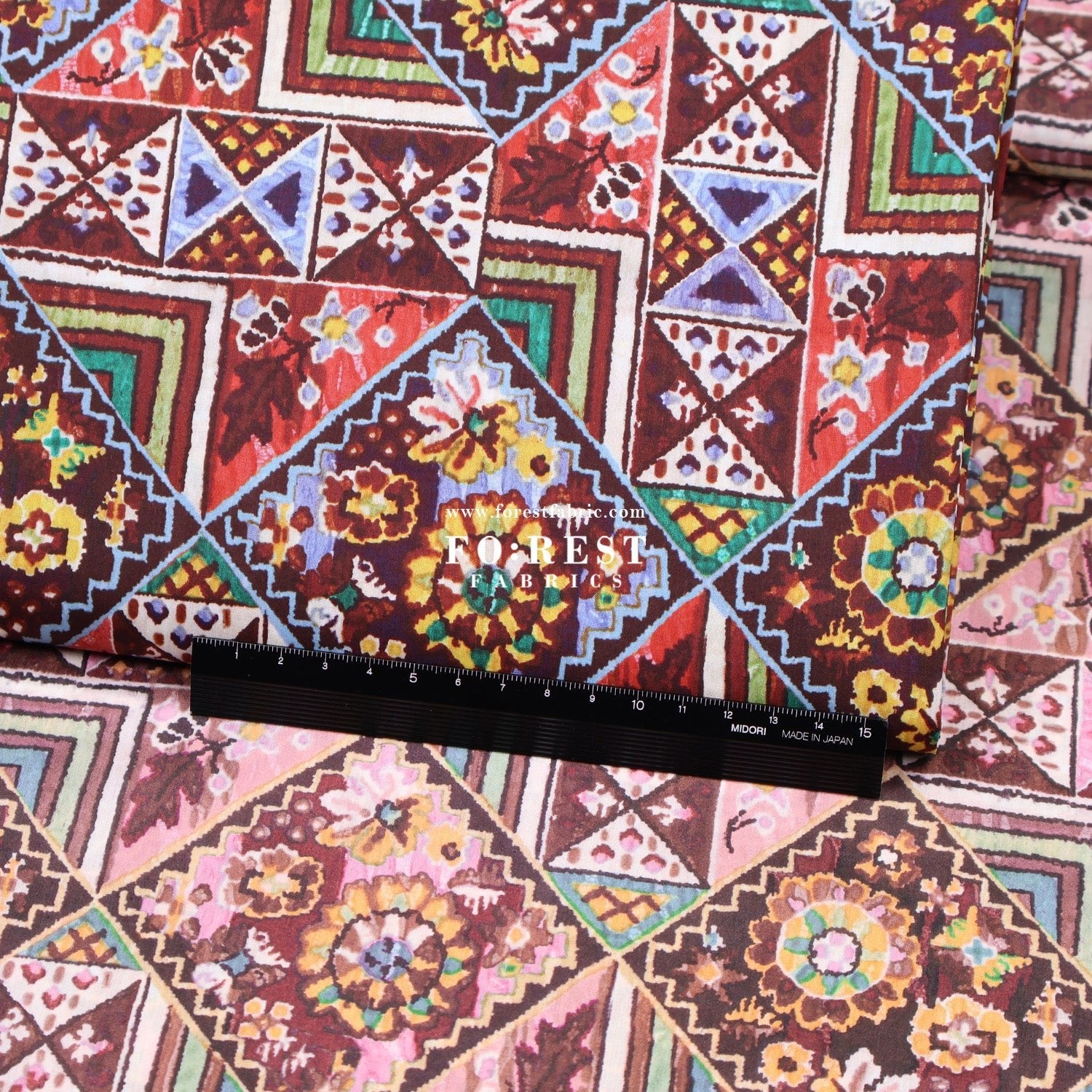 Liberty of London (Tana Lawn™ Cotton Fabric) - Maximalist - FO:REST Fabric 布恩堂Liberty fabrictana lawnjapanese fabricykk zipper