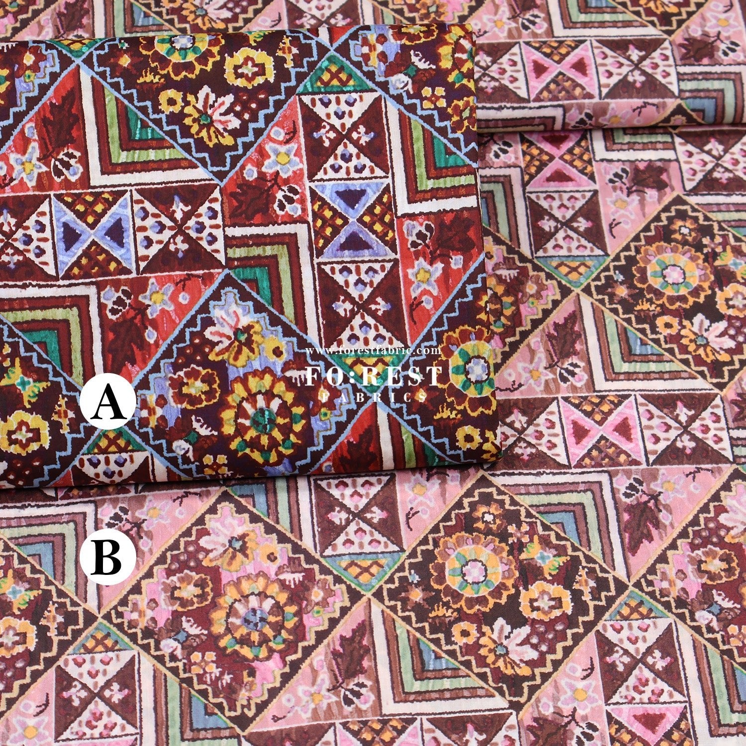 Liberty of London (Tana Lawn™ Cotton Fabric) - Maximalist - FO:REST Fabric 布恩堂Liberty fabrictana lawnjapanese fabricykk zipper