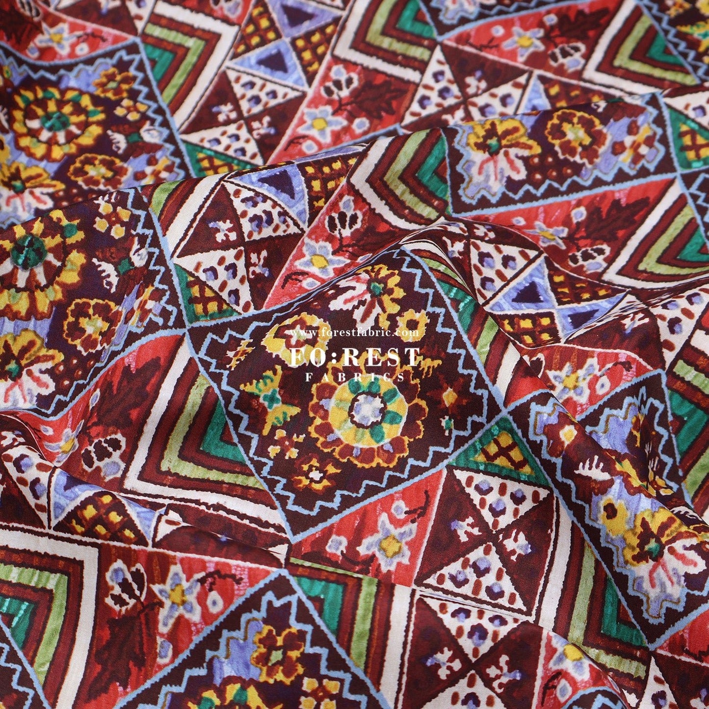Liberty of London (Tana Lawn™ Cotton Fabric) - Maximalist - FO:REST Fabric 布恩堂Liberty fabrictana lawnjapanese fabricykk zipper