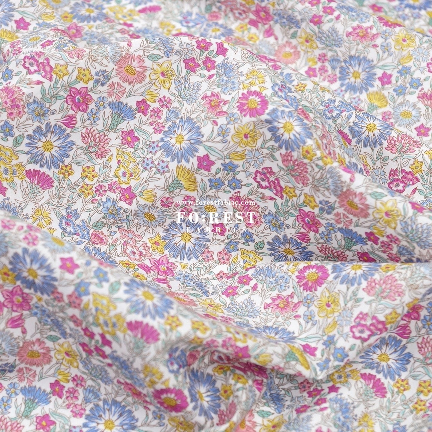 Liberty of London (Tana Lawn™ Cotton Fabric) - May Fields - FO:REST Fabric 布恩堂Liberty fabrictana lawnjapanese fabricykk zipper