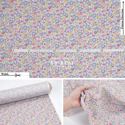 Liberty of London (Tana Lawn™ Cotton Fabric) - May Fields - FO:REST Fabric 布恩堂Liberty fabrictana lawnjapanese fabricykk zipper