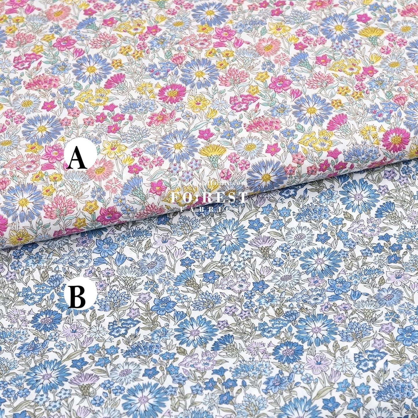 Liberty of London (Tana Lawn™ Cotton Fabric) - May Fields - FO:REST Fabric 布恩堂Liberty fabrictana lawnjapanese fabricykk zipper