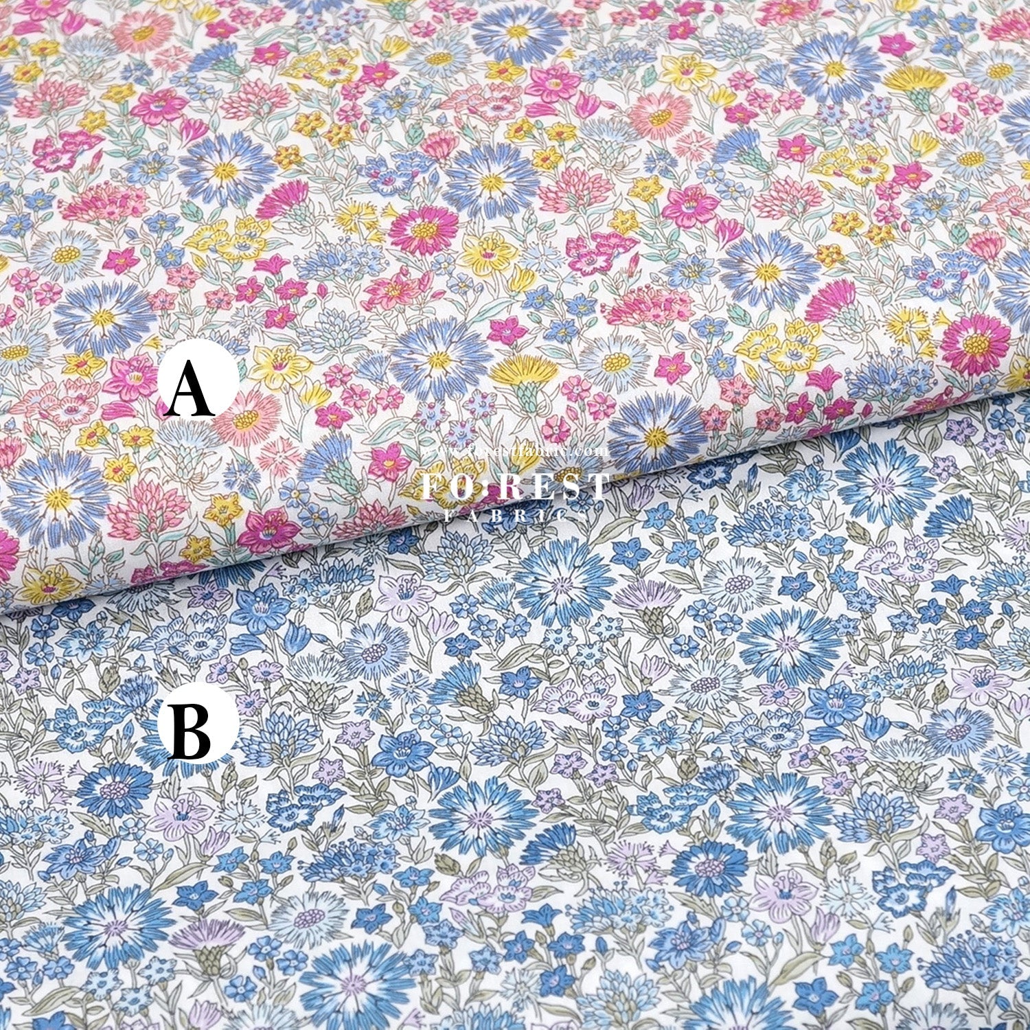 Liberty of London (Tana Lawn™ Cotton Fabric) - May Fields - FO:REST Fabric 布恩堂Liberty fabrictana lawnjapanese fabricykk zipper