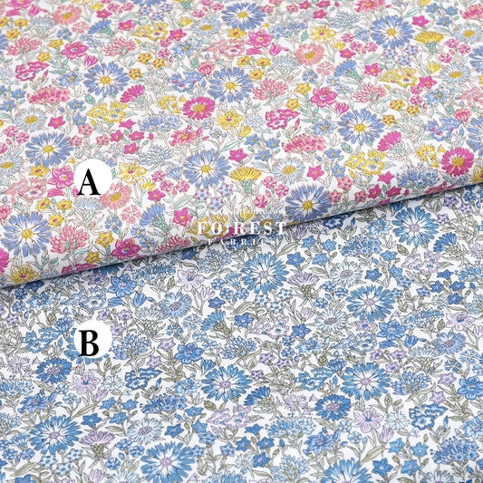Liberty of London (Tana Lawn™ Cotton Fabric) - May Fields - FO:REST Fabric 布恩堂Liberty fabrictana lawnjapanese fabricykk zipper