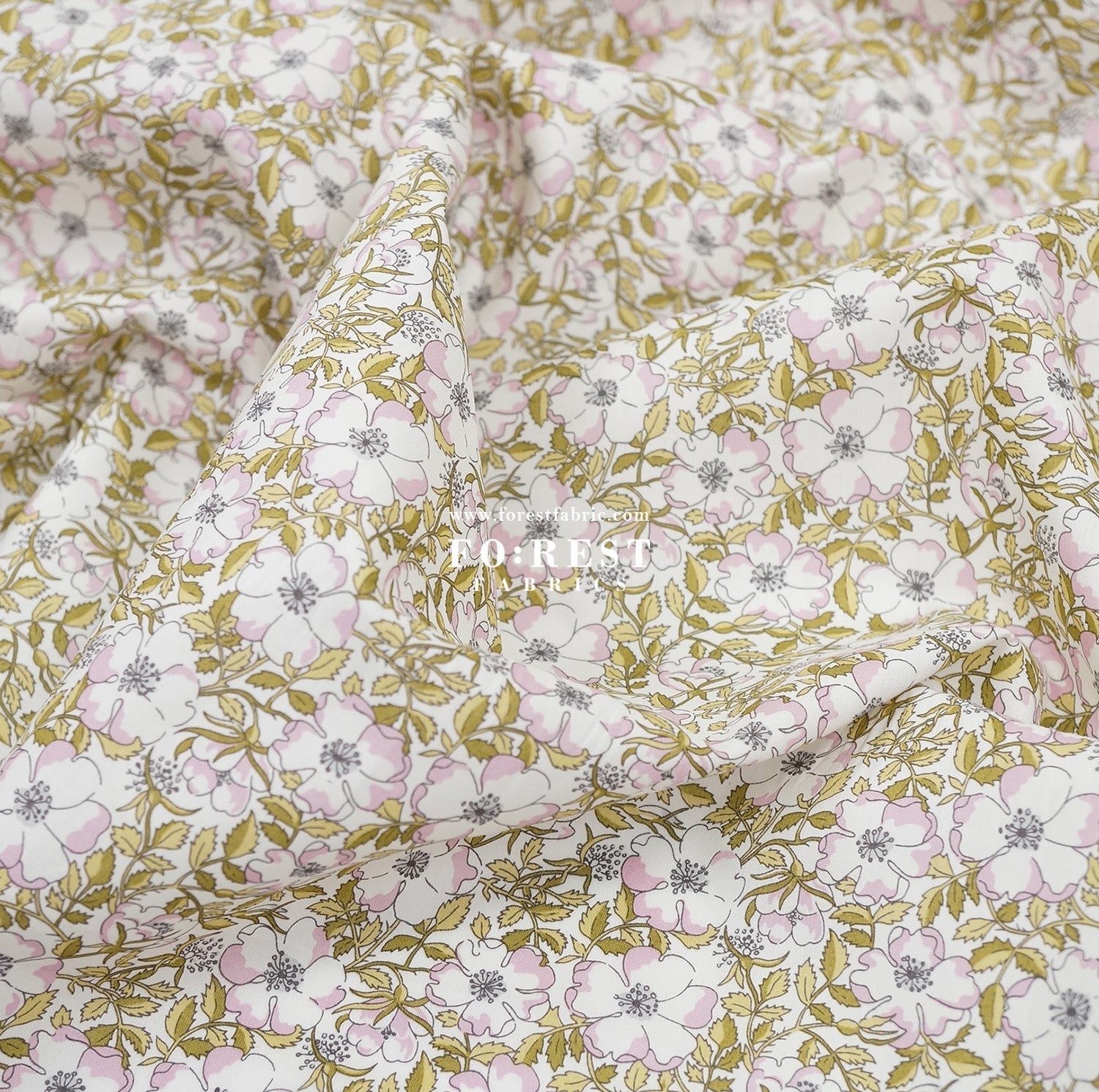 Liberty of London (Tana Lawn™ Cotton Fabric) - May Morris - FO:REST Fabric 布恩堂Liberty fabrictana lawnjapanese fabricykk zipper