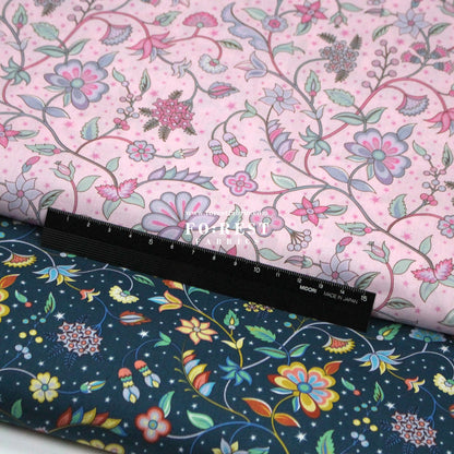 Liberty of London (Tana Lawn™ Cotton Fabric) - Midnight Vine - FO:REST Fabric 布恩堂Liberty fabrictana lawnjapanese fabricykk zipper