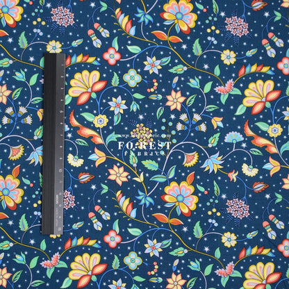 Liberty of London (Tana Lawn™ Cotton Fabric) - Midnight Vine - FO:REST Fabric 布恩堂Liberty fabrictana lawnjapanese fabricykk zipper