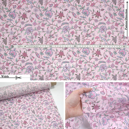 Liberty of London (Tana Lawn™ Cotton Fabric) - Midnight Vine - FO:REST Fabric 布恩堂Liberty fabrictana lawnjapanese fabricykk zipper