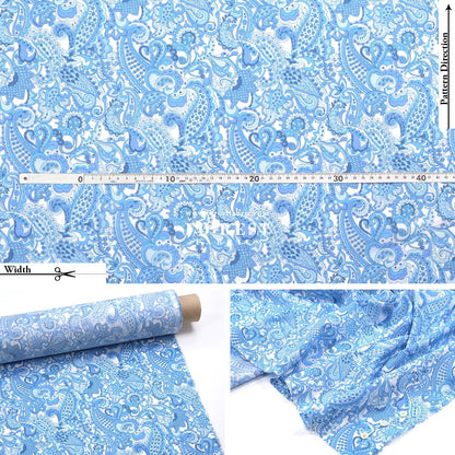 Liberty of London (Tana Lawn™ Cotton Fabric) - Mr Paisley - FO:REST Fabric 布恩堂Liberty fabrictana lawnjapanese fabricykk zipper