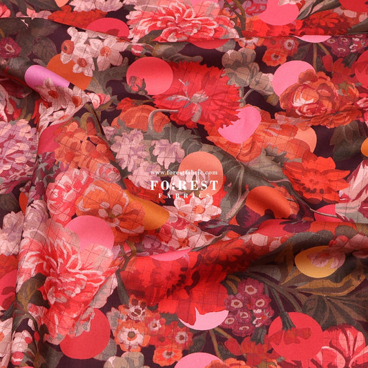 Liberty of London (Tana Lawn™ Cotton Fabric) - Myrtle & Mary - FO:REST Fabric 布恩堂Liberty fabrictana lawnjapanese fabricykk zipper