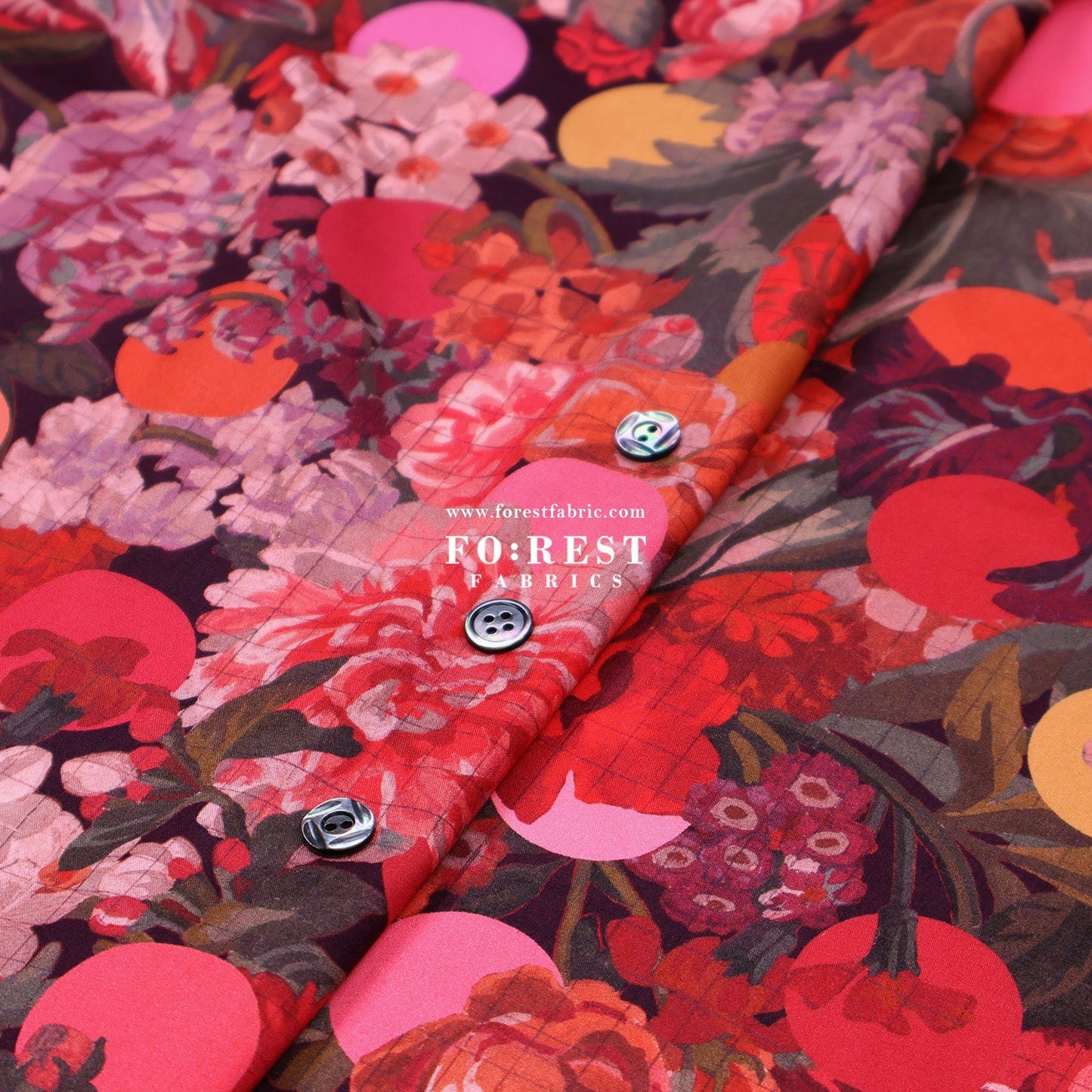 Liberty of London (Tana Lawn™ Cotton Fabric) - Myrtle & Mary - FO:REST Fabric 布恩堂Liberty fabrictana lawnjapanese fabricykk zipper
