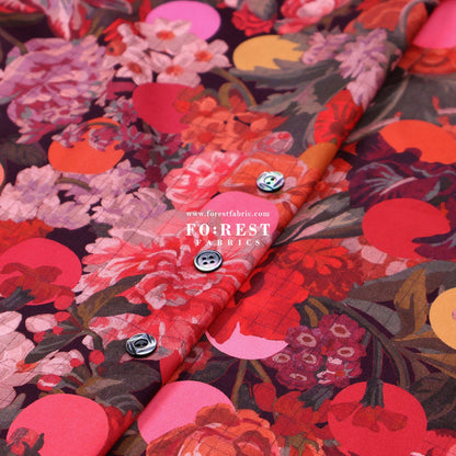 Liberty of London (Tana Lawn™ Cotton Fabric) - Myrtle & Mary - FO:REST Fabric 布恩堂Liberty fabrictana lawnjapanese fabricykk zipper