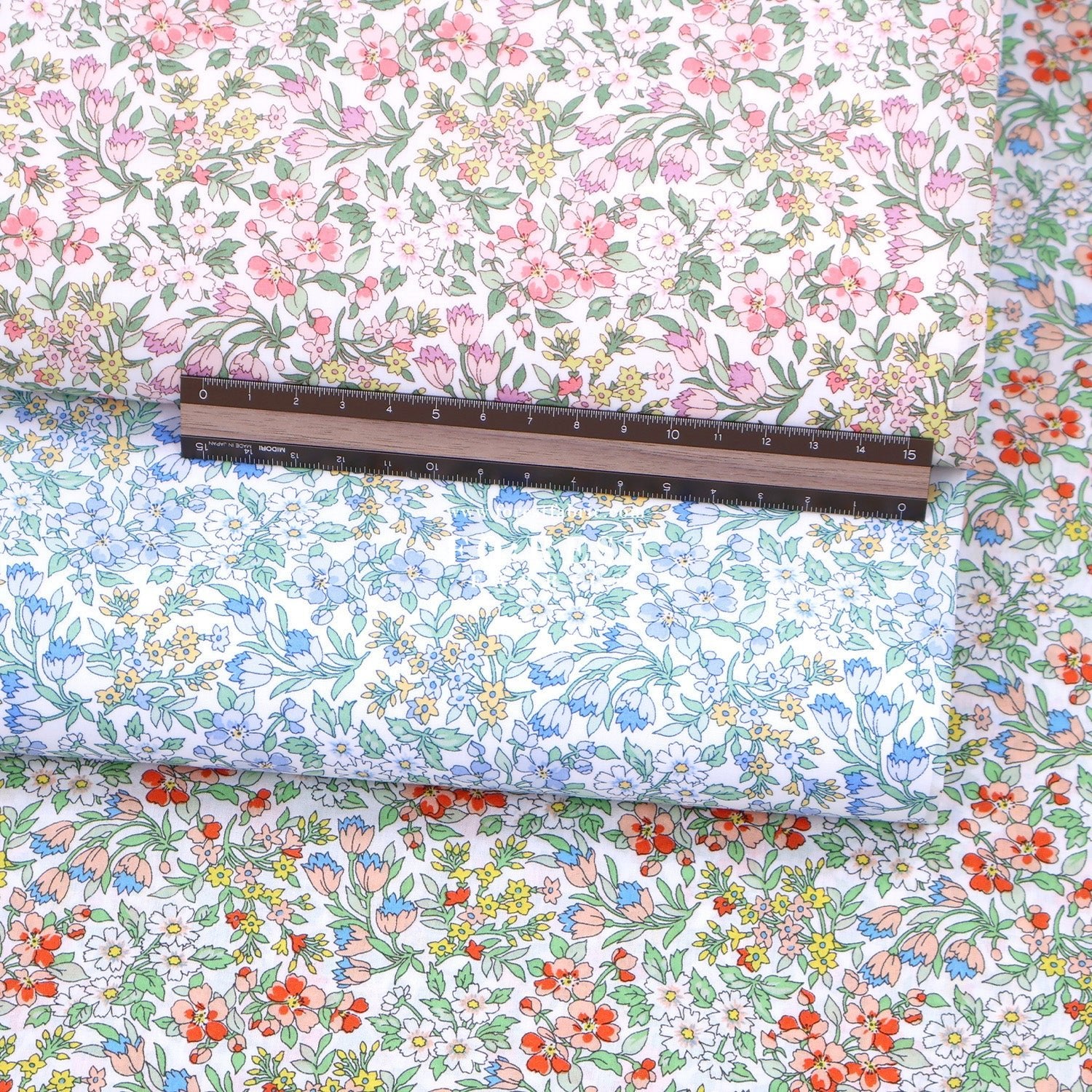 Liberty of London (Tana Lawn™ Cotton Fabric) - Nazanin - FO:REST Fabric 布恩堂Liberty fabrictana lawnjapanese fabricykk zipper