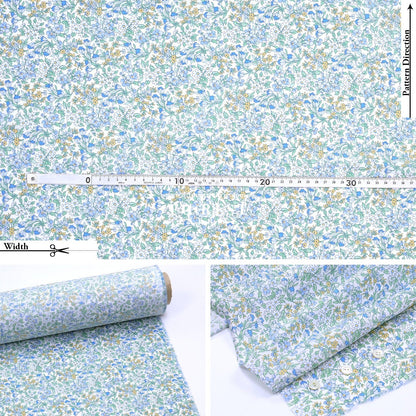 Liberty of London (Tana Lawn™ Cotton Fabric) - Nazanin - FO:REST Fabric 布恩堂Liberty fabrictana lawnjapanese fabricykk zipper
