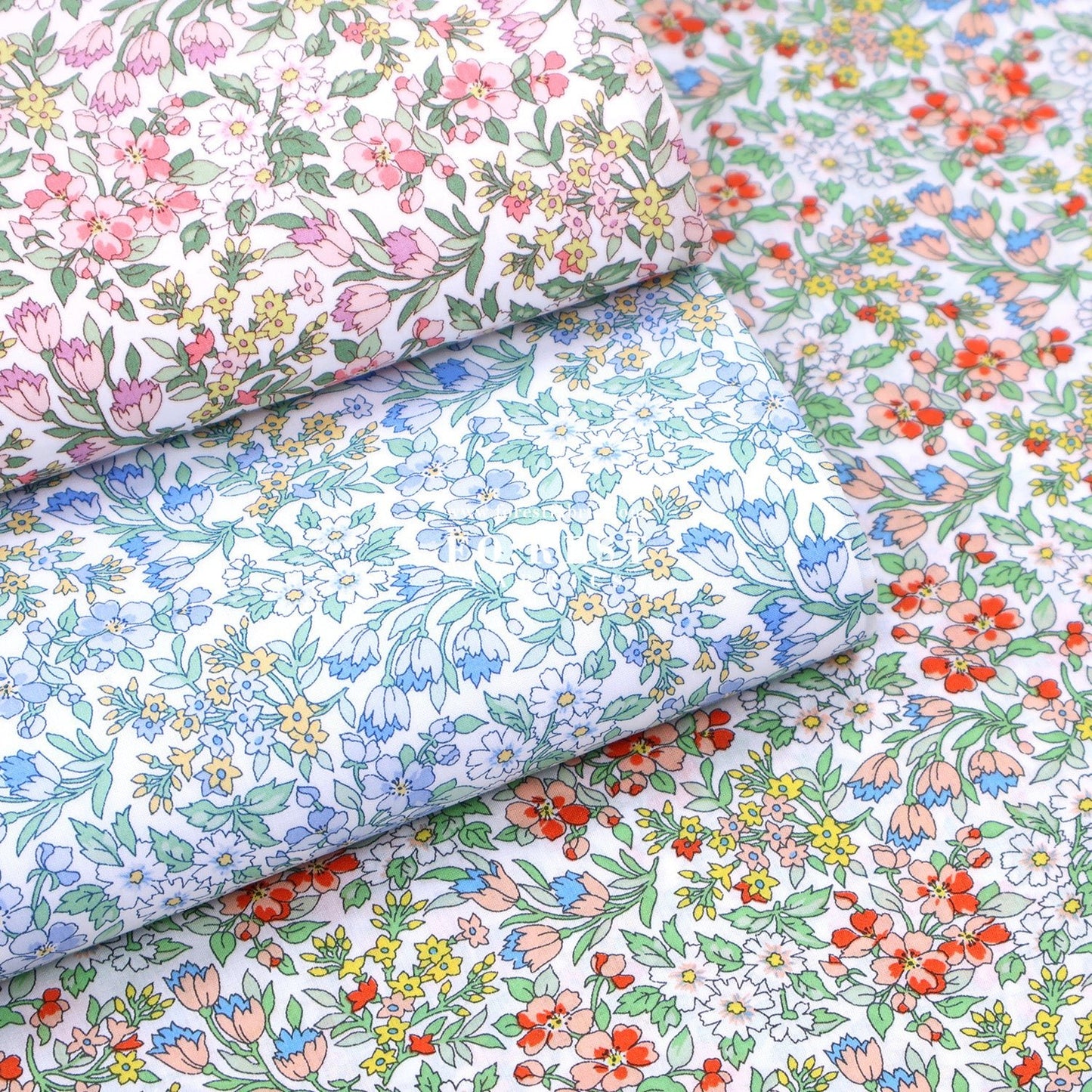 Liberty of London (Tana Lawn™ Cotton Fabric) - Nazanin - FO:REST Fabric 布恩堂Liberty fabrictana lawnjapanese fabricykk zipper