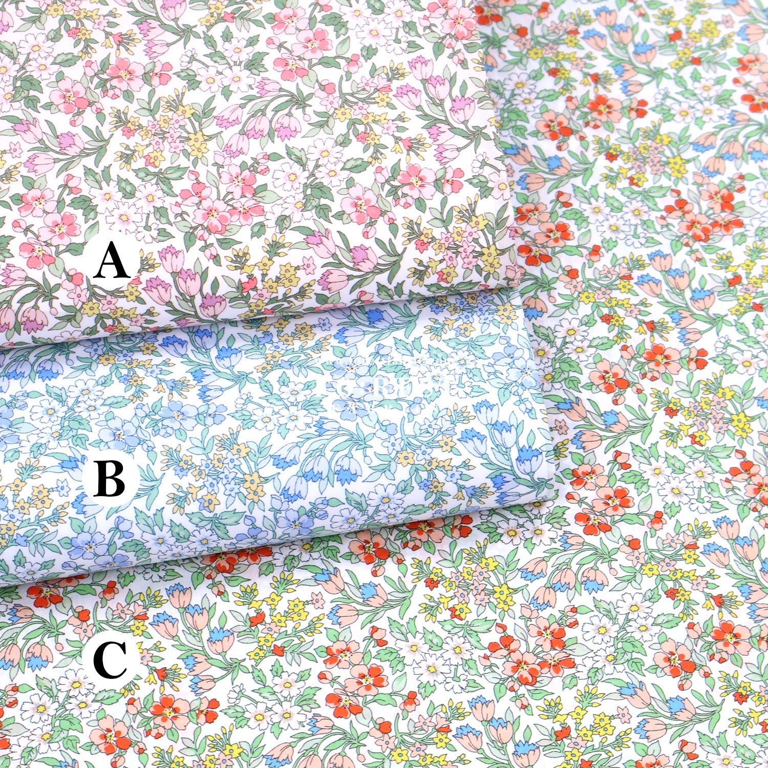 Liberty of London (Tana Lawn™ Cotton Fabric) - Nazanin - FO:REST Fabric 布恩堂Liberty fabrictana lawnjapanese fabricykk zipper