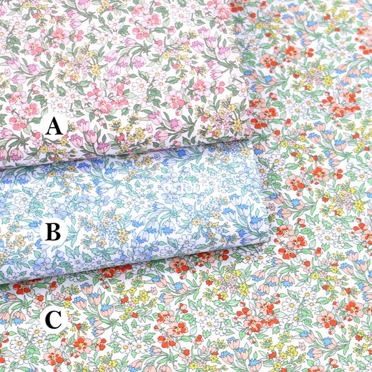 Liberty of London (Tana Lawn™ Cotton Fabric) - Nazanin - FO:REST Fabric 布恩堂Liberty fabrictana lawnjapanese fabricykk zipper