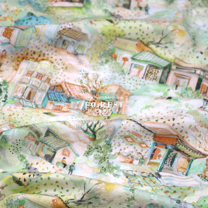 Liberty of London (Tana Lawn™ Cotton Fabric) - Ordinary Day - FO:REST Fabric 布恩堂Liberty fabrictana lawnjapanese fabricykk zipper