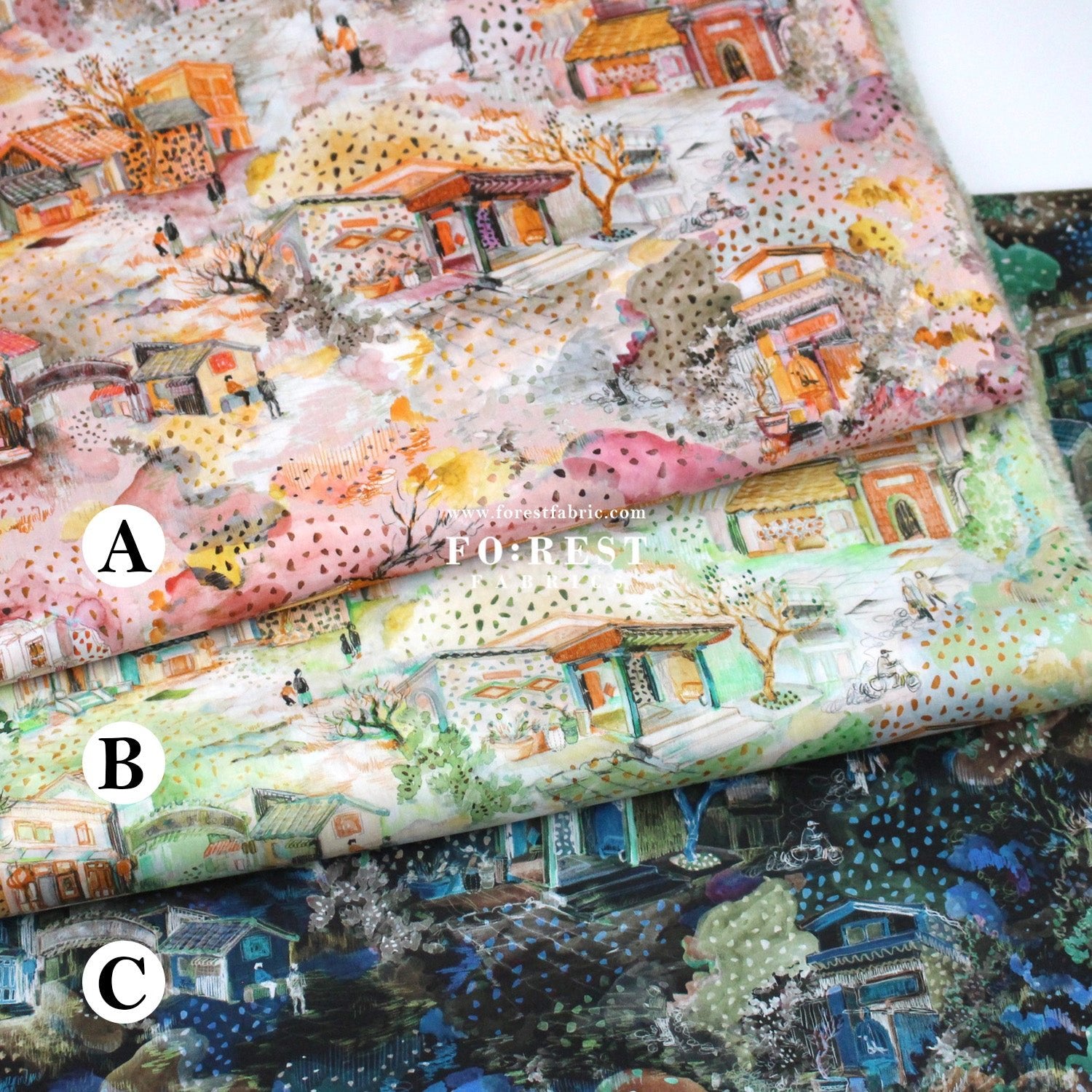 Liberty of London (Tana Lawn™ Cotton Fabric) - Ordinary Day - FO:REST Fabric 布恩堂Liberty fabrictana lawnjapanese fabricykk zipper