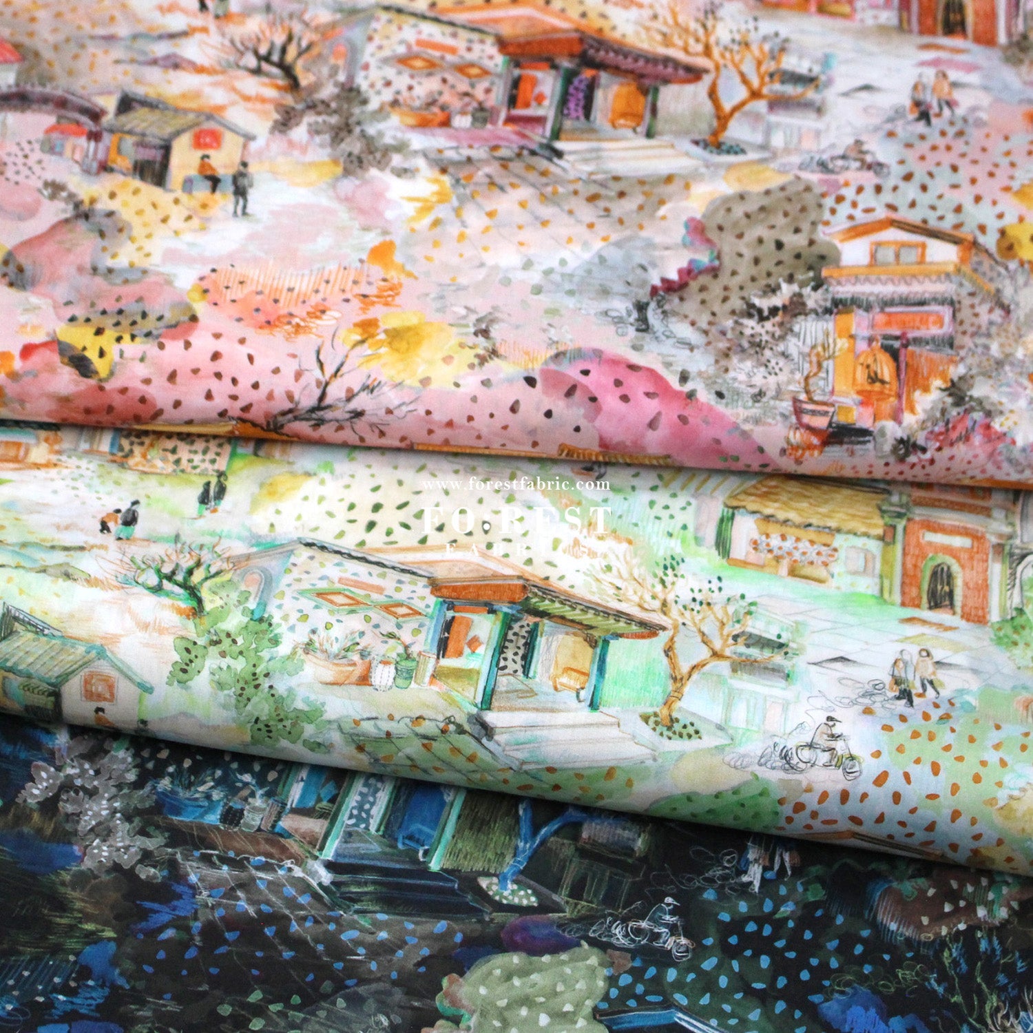 Liberty of London (Tana Lawn™ Cotton Fabric) - Ordinary Day - FO:REST Fabric 布恩堂Liberty fabrictana lawnjapanese fabricykk zipper
