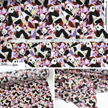 Liberty of London (Tana Lawn™ Cotton Fabric) - Panda - monium - FO:REST Fabric 布恩堂Liberty fabrictana lawnjapanese fabricykk zipper