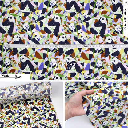 Liberty of London (Tana Lawn™ Cotton Fabric) - Panda - monium - FO:REST Fabric 布恩堂Liberty fabrictana lawnjapanese fabricykk zipper