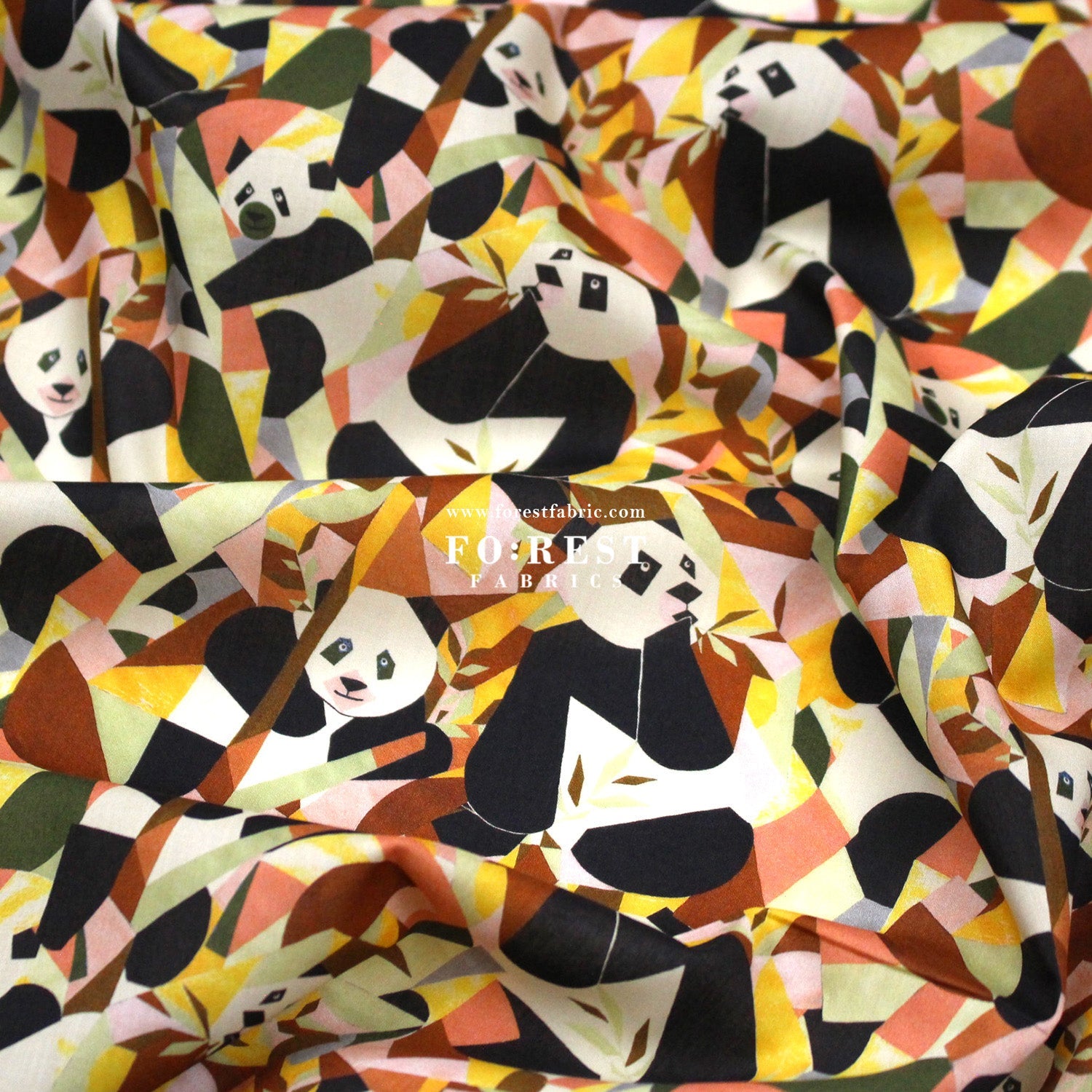 Liberty of London (Tana Lawn™ Cotton Fabric) - Panda - monium - FO:REST Fabric 布恩堂Liberty fabrictana lawnjapanese fabricykk zipper