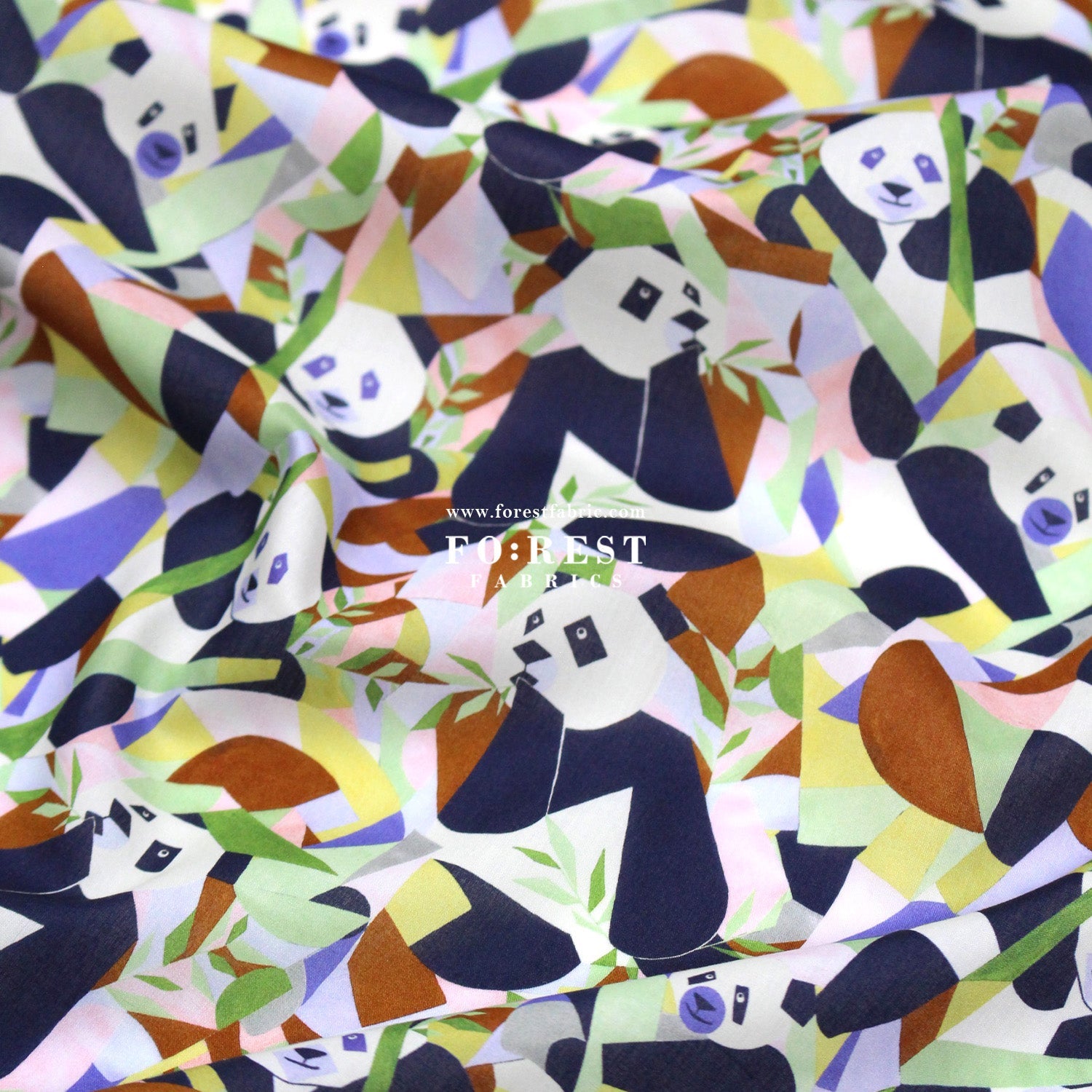 Liberty of London (Tana Lawn™ Cotton Fabric) - Panda - monium - FO:REST Fabric 布恩堂Liberty fabrictana lawnjapanese fabricykk zipper
