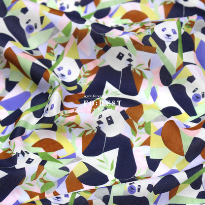Liberty of London (Tana Lawn™ Cotton Fabric) - Panda - monium - FO:REST Fabric 布恩堂Liberty fabrictana lawnjapanese fabricykk zipper