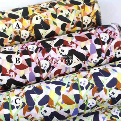 Liberty of London (Tana Lawn™ Cotton Fabric) - Panda - monium - FO:REST Fabric 布恩堂Liberty fabrictana lawnjapanese fabricykk zipper