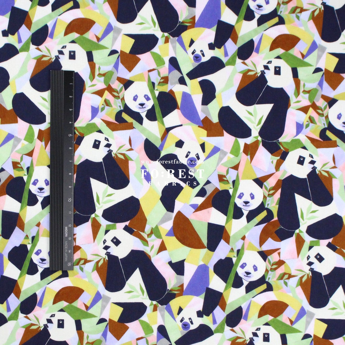 Liberty of London (Tana Lawn™ Cotton Fabric) - Panda - monium - FO:REST Fabric 布恩堂Liberty fabrictana lawnjapanese fabricykk zipper