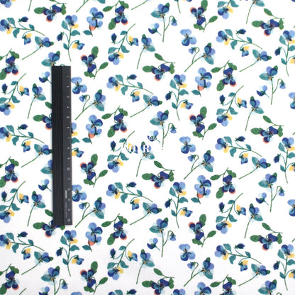 Liberty of London (Tana Lawn™ Cotton Fabric) - Pansy Scatter - FO:REST Fabric 布恩堂Liberty fabrictana lawnjapanese fabricykk zipper
