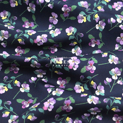Liberty of London (Tana Lawn™ Cotton Fabric) - Pansy Scatter - FO:REST Fabric 布恩堂Liberty fabrictana lawnjapanese fabricykk zipper