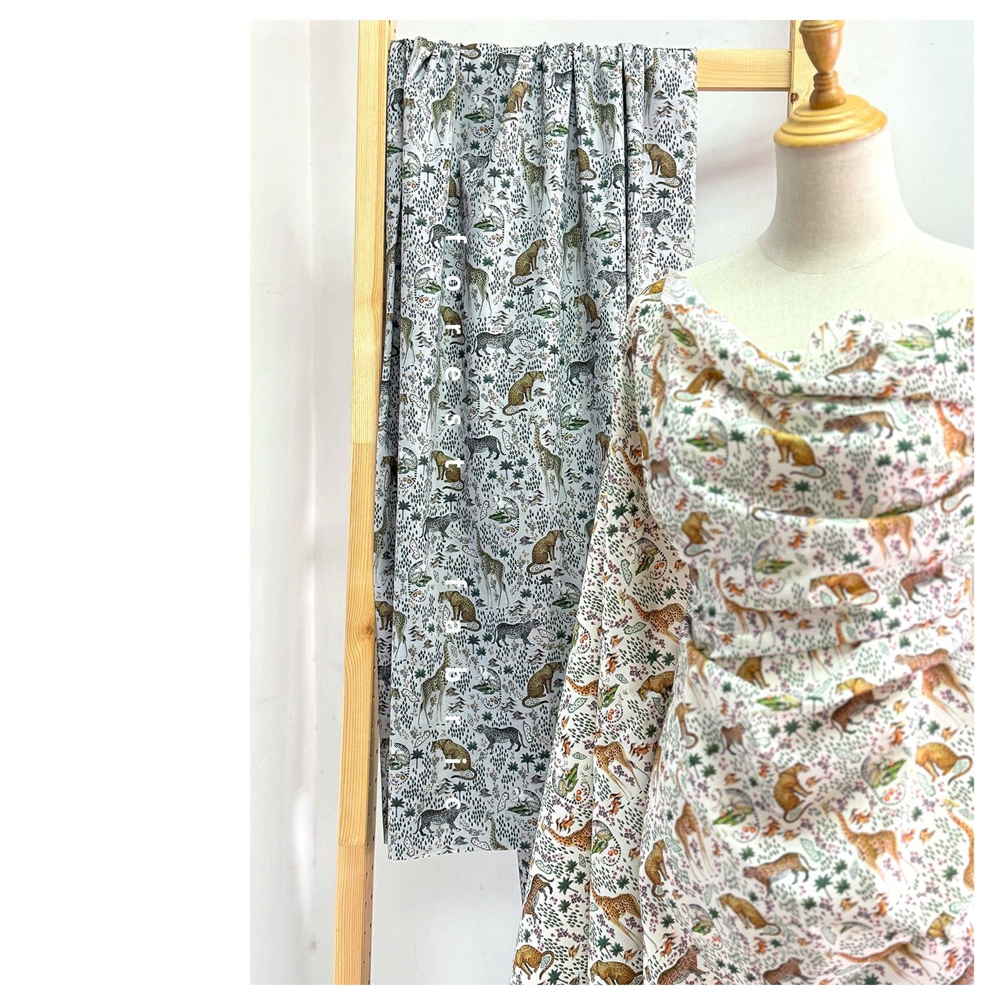 Liberty of London (Tana Lawn™ Cotton Fabric) - Pattern Safari - FO:REST Fabric 布恩堂Liberty fabrictana lawnjapanese fabricykk zipper
