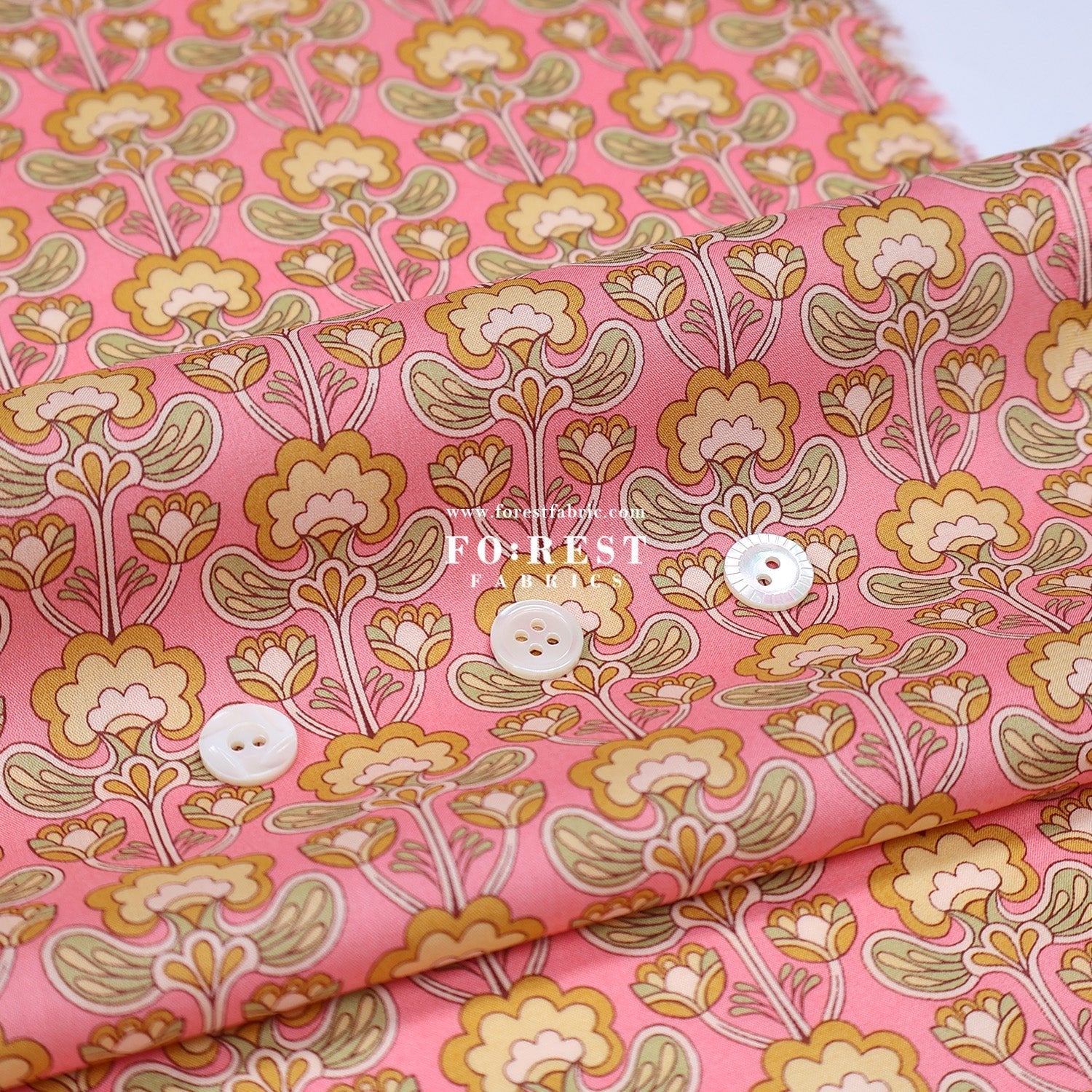 Liberty of London (Tana Lawn™ Cotton Fabric) - Peacock Posy - FO:REST Fabric 布恩堂Liberty fabrictana lawnjapanese fabricykk zipper