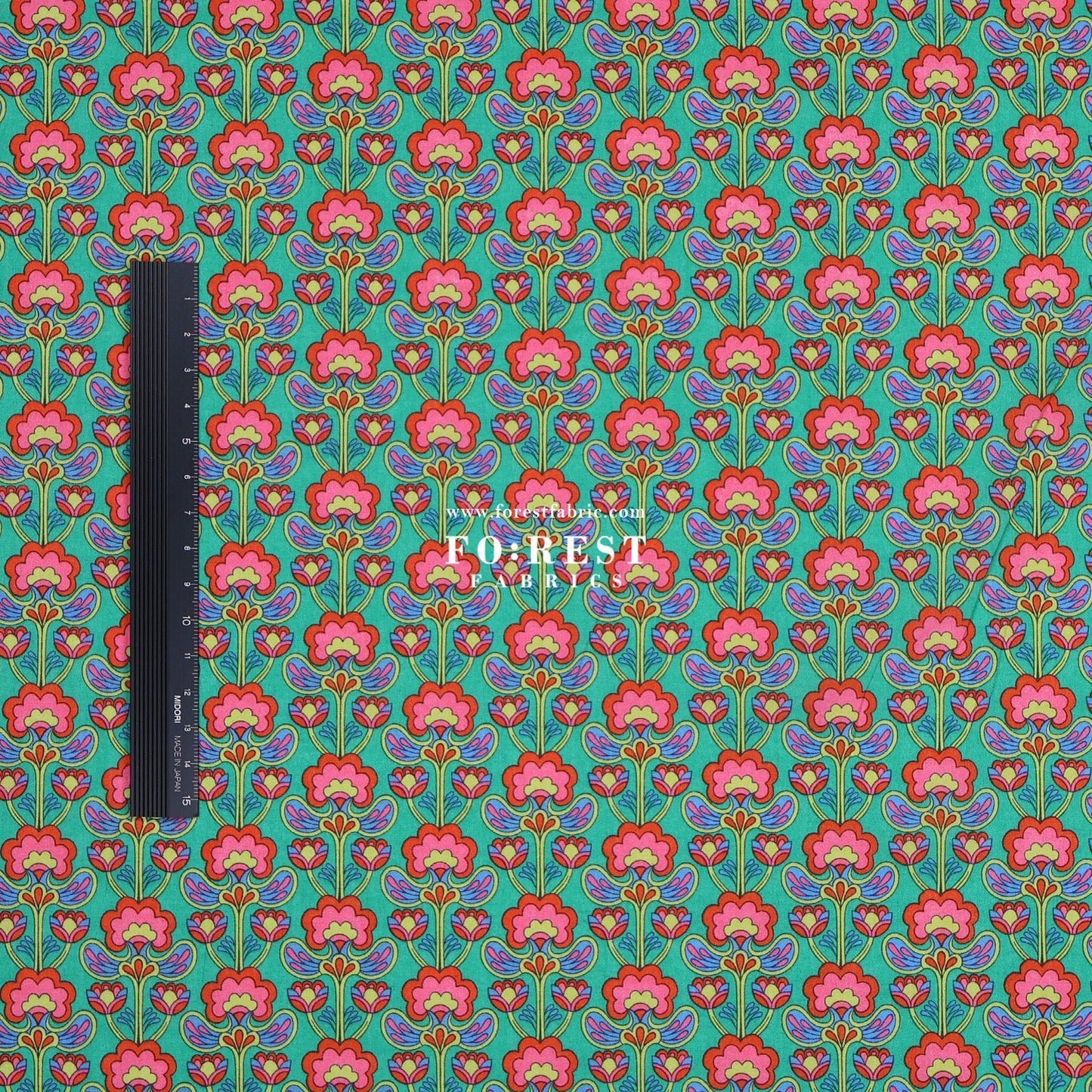 Liberty of London (Tana Lawn™ Cotton Fabric) - Peacock Posy - FO:REST Fabric 布恩堂Liberty fabrictana lawnjapanese fabricykk zipper