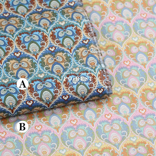 Liberty of London (Tana Lawn™ Cotton Fabric) - Plume Hearts - FO:REST Fabric 布恩堂Liberty fabrictana lawnjapanese fabricykk zipper
