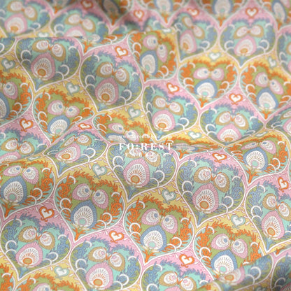 Liberty of London (Tana Lawn™ Cotton Fabric) - Plume Hearts - FO:REST Fabric 布恩堂Liberty fabrictana lawnjapanese fabricykk zipper